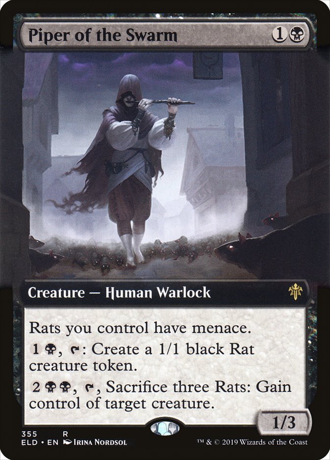Piper of the Swarm (Extended Art) [Throne of Eldraine] | Impulse Games and Hobbies