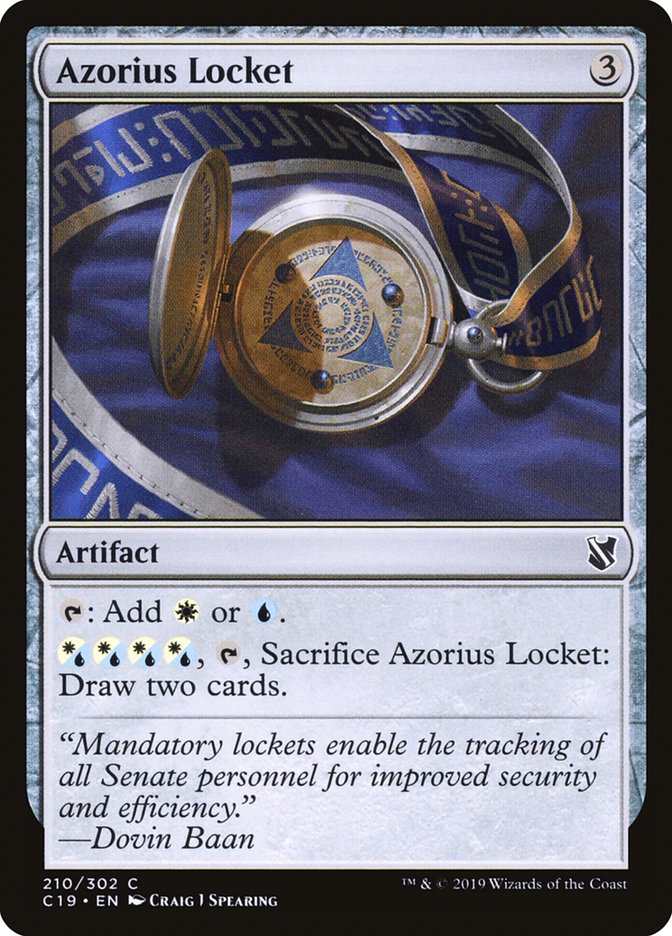 Azorius Locket [Commander 2019] | Impulse Games and Hobbies