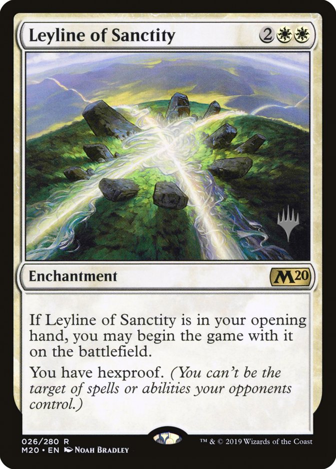 Leyline of Sanctity (Promo Pack) [Core Set 2020 Promos] | Impulse Games and Hobbies