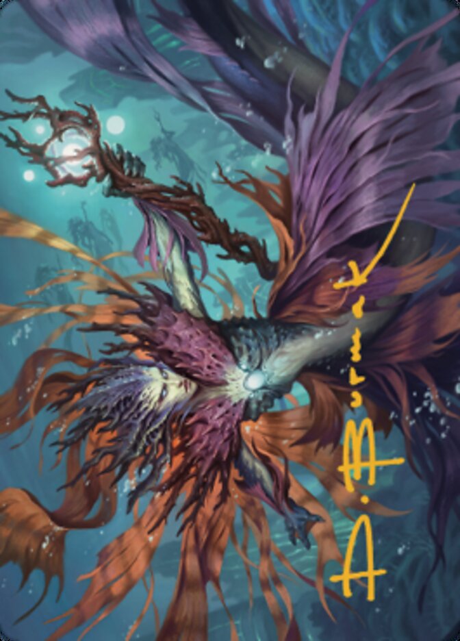 Vodalian Hexcatcher Art Card (Gold-Stamped Signature) [Dominaria United Art Series] | Impulse Games and Hobbies