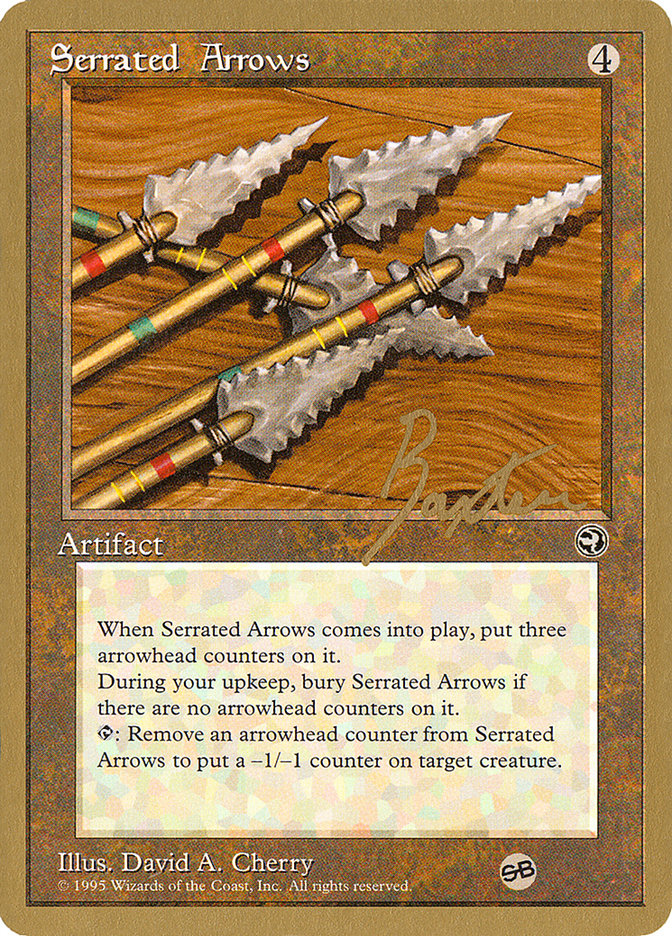 Serrated Arrows (George Baxter) (SB) [Pro Tour Collector Set] | Impulse Games and Hobbies