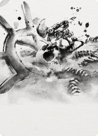 Myr Convert Art Card [Phyrexia: All Will Be One Art Series] | Impulse Games and Hobbies