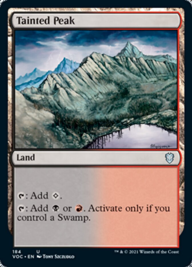 Tainted Peak [Innistrad: Crimson Vow Commander] | Impulse Games and Hobbies