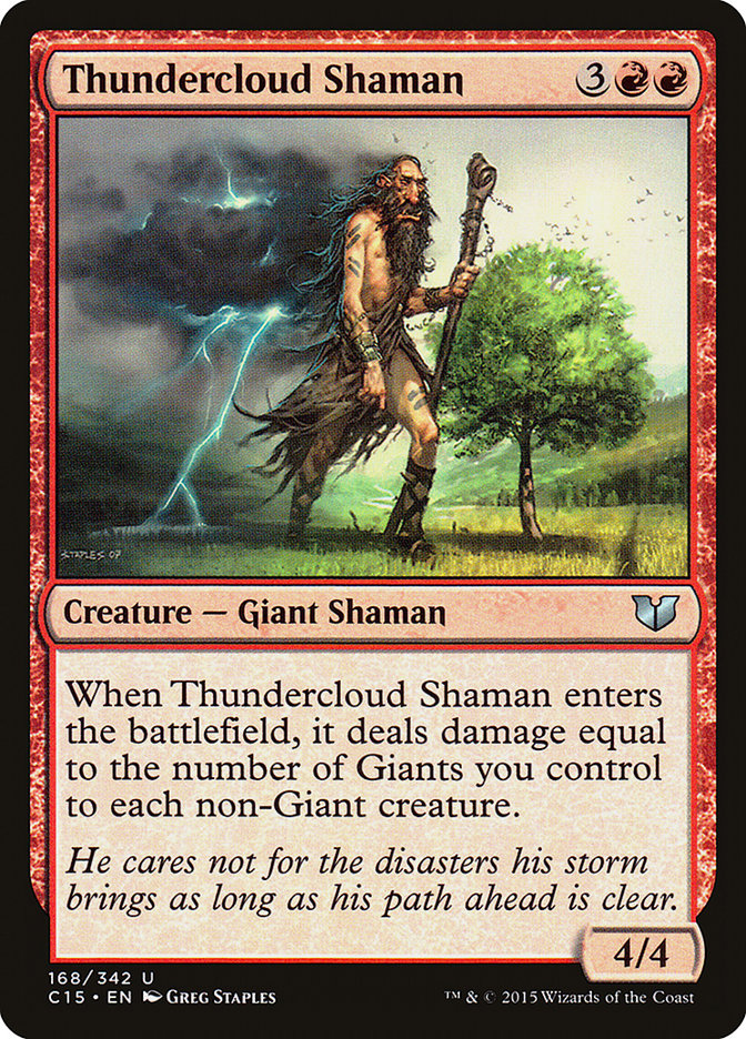 Thundercloud Shaman [Commander 2015] | Impulse Games and Hobbies