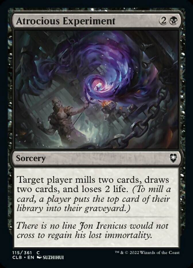 Atrocious Experiment [Commander Legends: Battle for Baldur's Gate] | Impulse Games and Hobbies