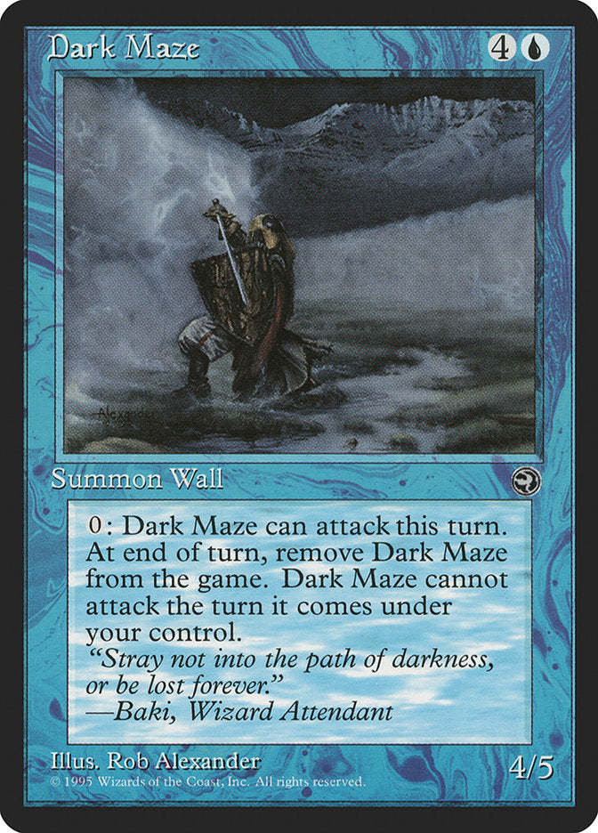 Dark Maze (Baki Flavor Text) [Homelands] | Impulse Games and Hobbies