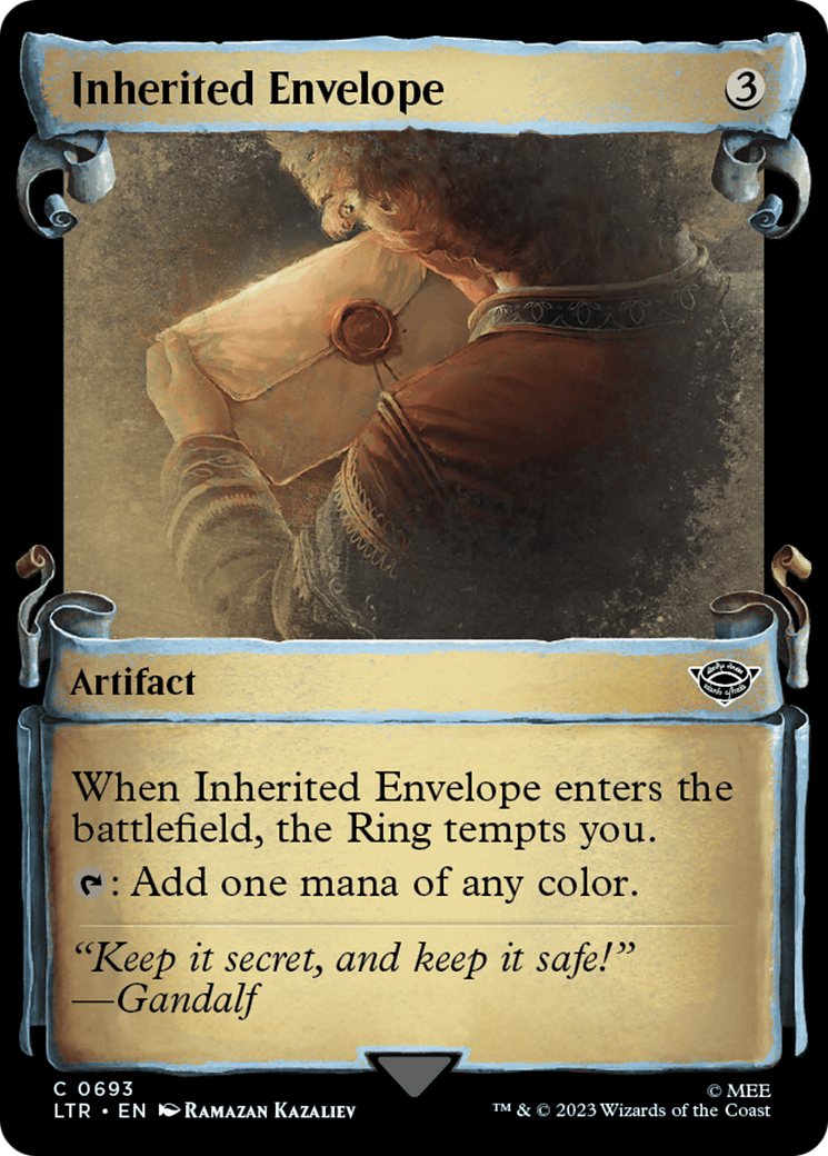 Inherited Envelope [The Lord of the Rings: Tales of Middle-Earth Showcase Scrolls] | Impulse Games and Hobbies