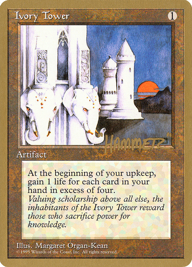 Ivory Tower (Shawn "Hammer" Regnier) [Pro Tour Collector Set] | Impulse Games and Hobbies