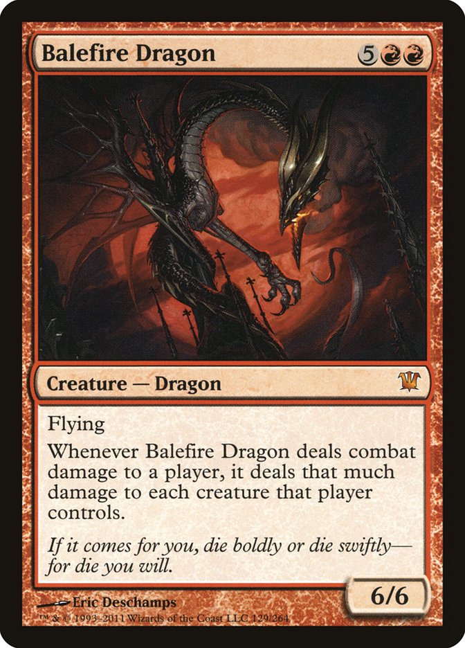 Balefire Dragon [Innistrad] | Impulse Games and Hobbies