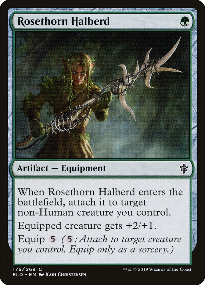 Rosethorn Halberd [Throne of Eldraine] | Impulse Games and Hobbies