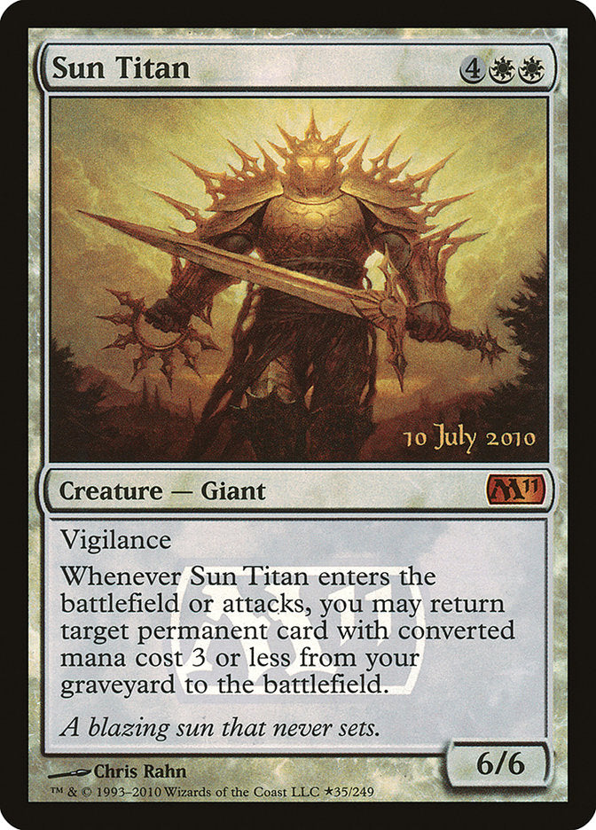 Sun Titan [Magic 2011 Prerelease Promos] | Impulse Games and Hobbies