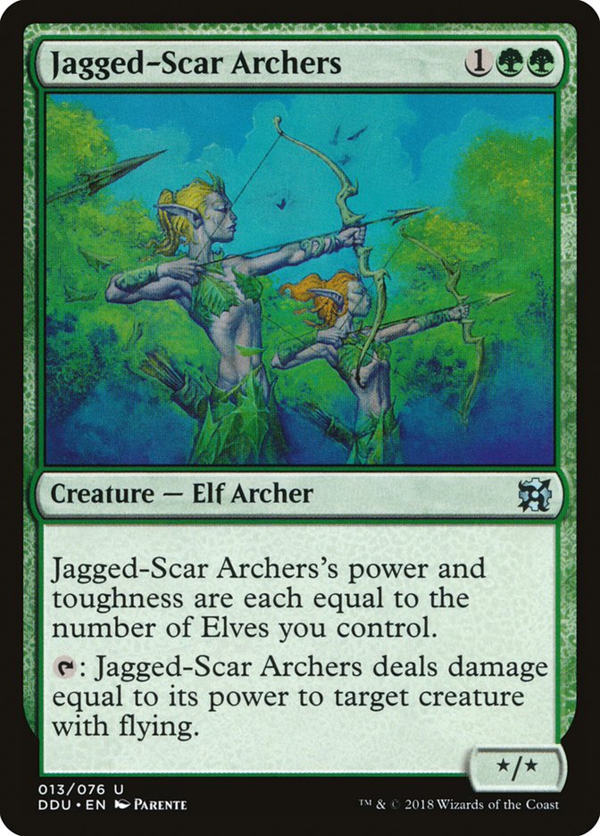 Jagged-Scar Archers [Duel Decks: Elves vs. Inventors] | Impulse Games and Hobbies