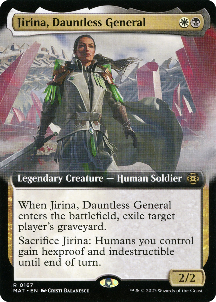 Jirina, Dauntless General (Extended Art) [March of the Machine: The Aftermath] | Impulse Games and Hobbies