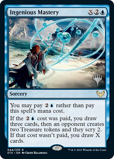 Ingenious Mastery (Promo Pack) [Strixhaven: School of Mages Promos] | Impulse Games and Hobbies