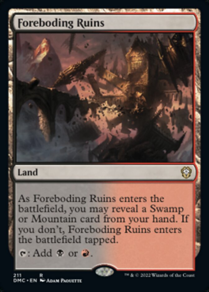 Foreboding Ruins [Dominaria United Commander] | Impulse Games and Hobbies