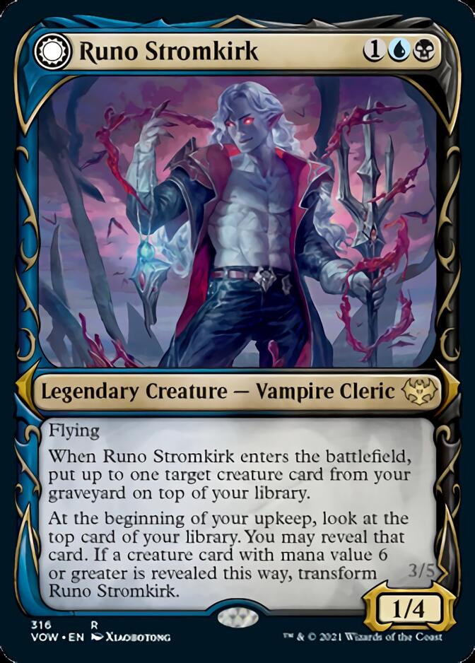 Runo Stromkirk // Krothuss, Lord of the Deep (Showcase Fang Frame) [Innistrad: Crimson Vow] | Impulse Games and Hobbies