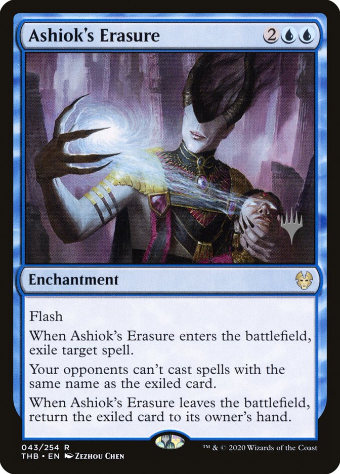 Ashiok's Erasure (Promo Pack) [Theros Beyond Death Promos] | Impulse Games and Hobbies