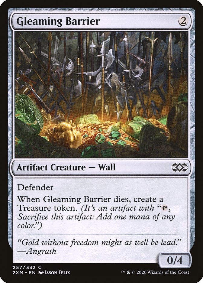 Gleaming Barrier [Double Masters] | Impulse Games and Hobbies