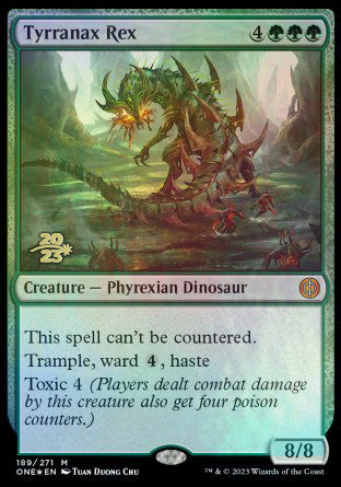 Tyrranax Rex [Phyrexia: All Will Be One Prerelease Promos] | Impulse Games and Hobbies