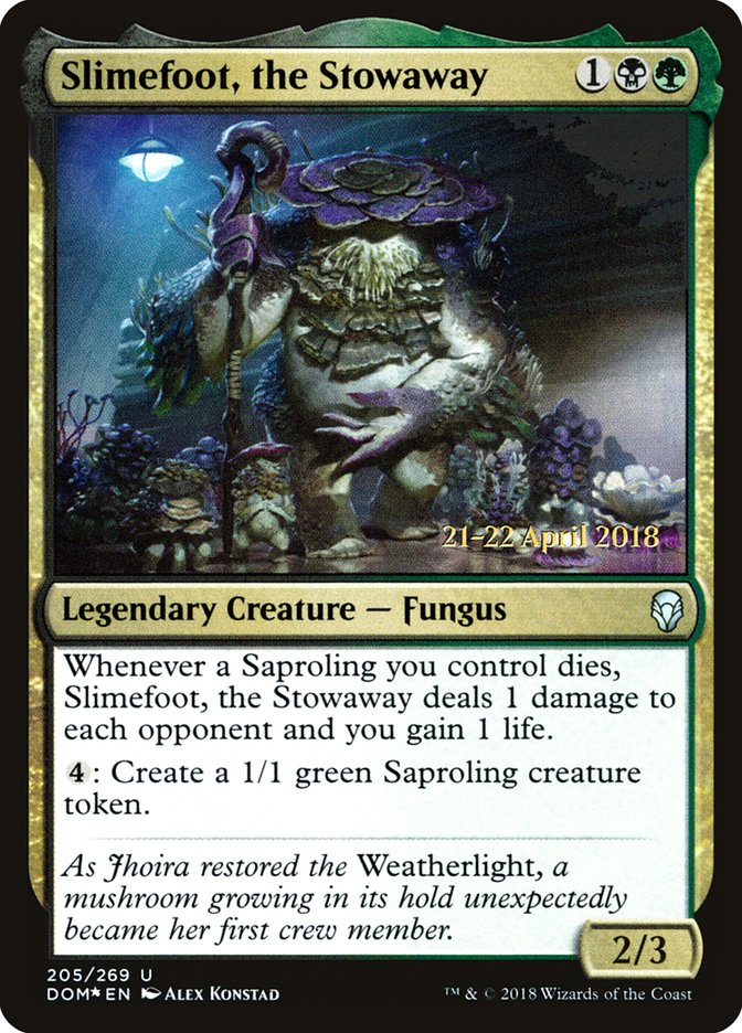 Slimefoot, the Stowaway [Dominaria Prerelease Promos] | Impulse Games and Hobbies