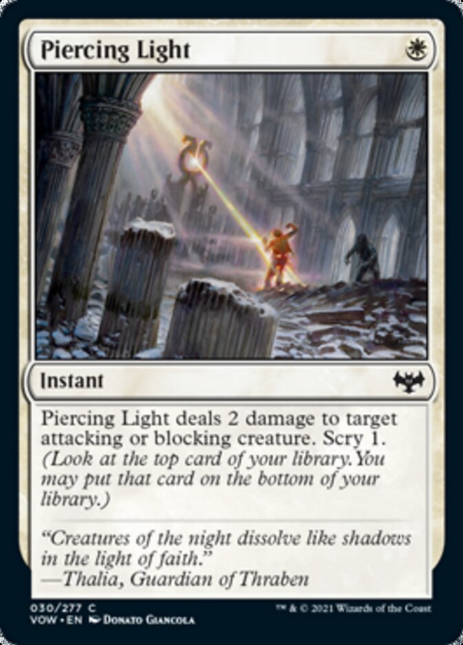 Piercing Light [Innistrad: Crimson Vow] | Impulse Games and Hobbies