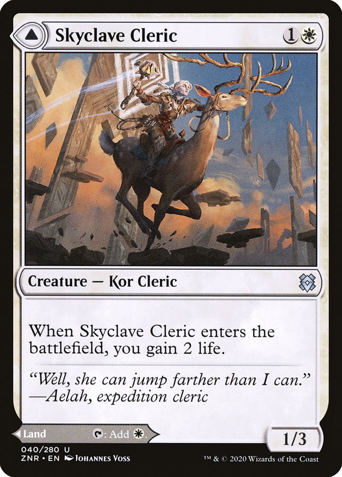 Skyclave Cleric // Skyclave Basilica [Zendikar Rising] | Impulse Games and Hobbies