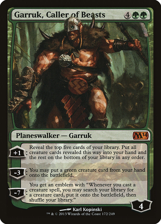 Garruk, Caller of Beasts [Magic 2014] | Impulse Games and Hobbies