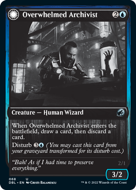 Overwhelmed Archivist // Archive Haunt [Innistrad: Double Feature] | Impulse Games and Hobbies