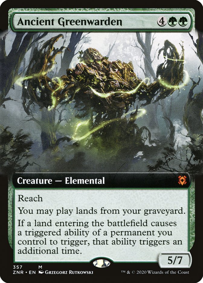 Ancient Greenwarden (Extended Art) [Zendikar Rising] | Impulse Games and Hobbies