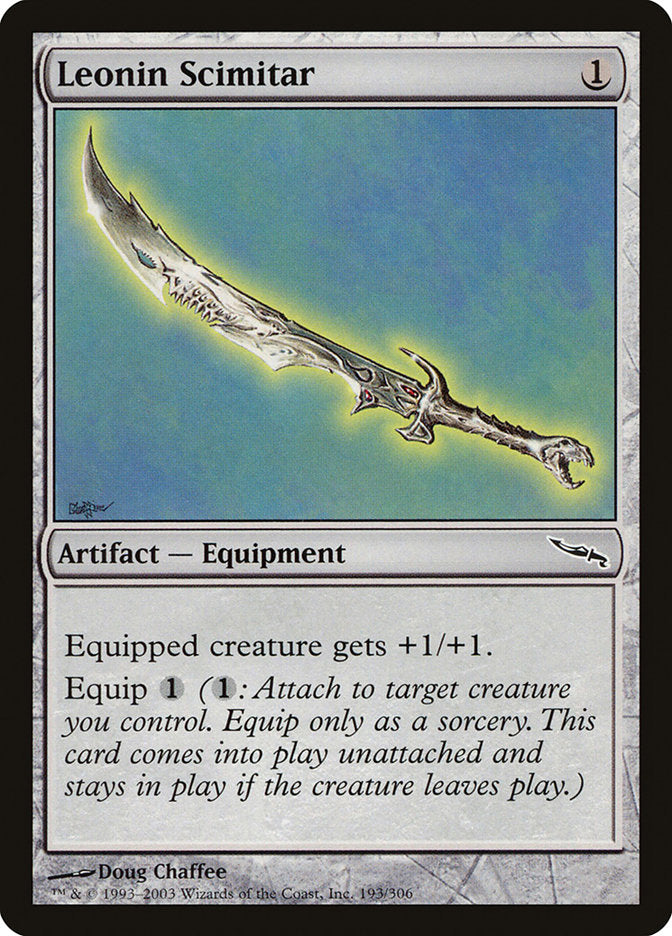 Leonin Scimitar [Mirrodin] | Impulse Games and Hobbies