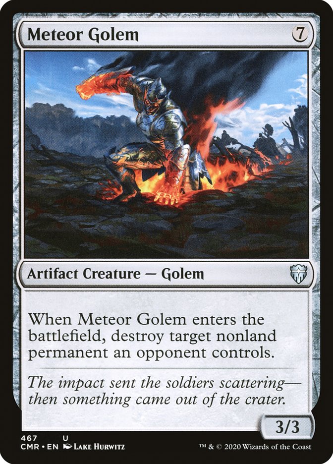 Meteor Golem (467) [Commander Legends] | Impulse Games and Hobbies