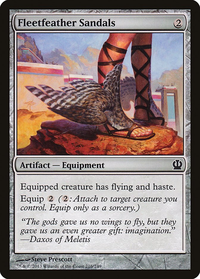 Fleetfeather Sandals [Theros] | Impulse Games and Hobbies