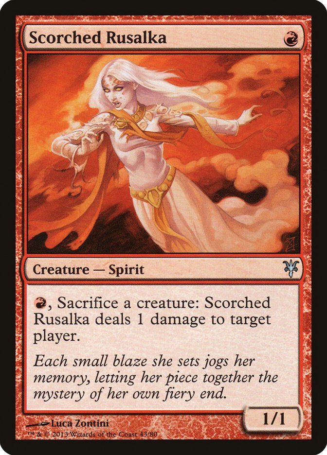 Scorched Rusalka [Duel Decks: Sorin vs. Tibalt] | Impulse Games and Hobbies