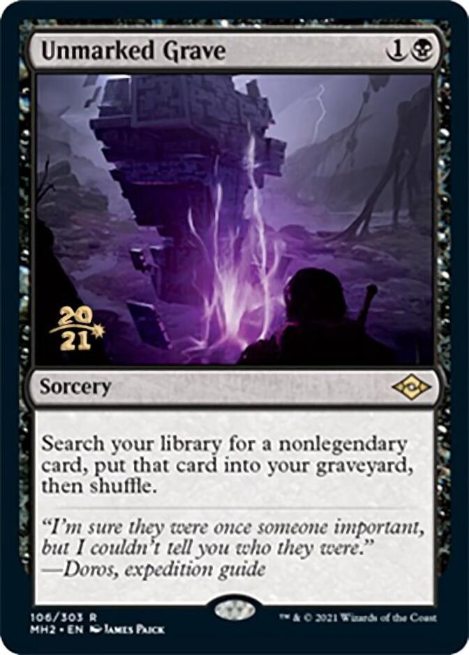 Unmarked Grave [Modern Horizons 2 Prerelease Promos] | Impulse Games and Hobbies