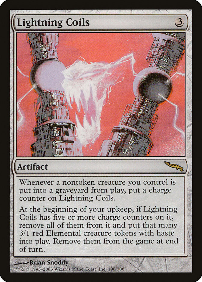 Lightning Coils [Mirrodin] | Impulse Games and Hobbies