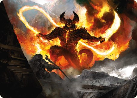 The Balrog, Flame of Udun Art Card [The Lord of the Rings: Tales of Middle-earth Art Series] | Impulse Games and Hobbies