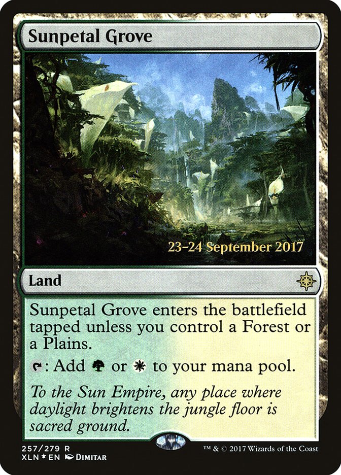 Sunpetal Grove [Ixalan Prerelease Promos] | Impulse Games and Hobbies