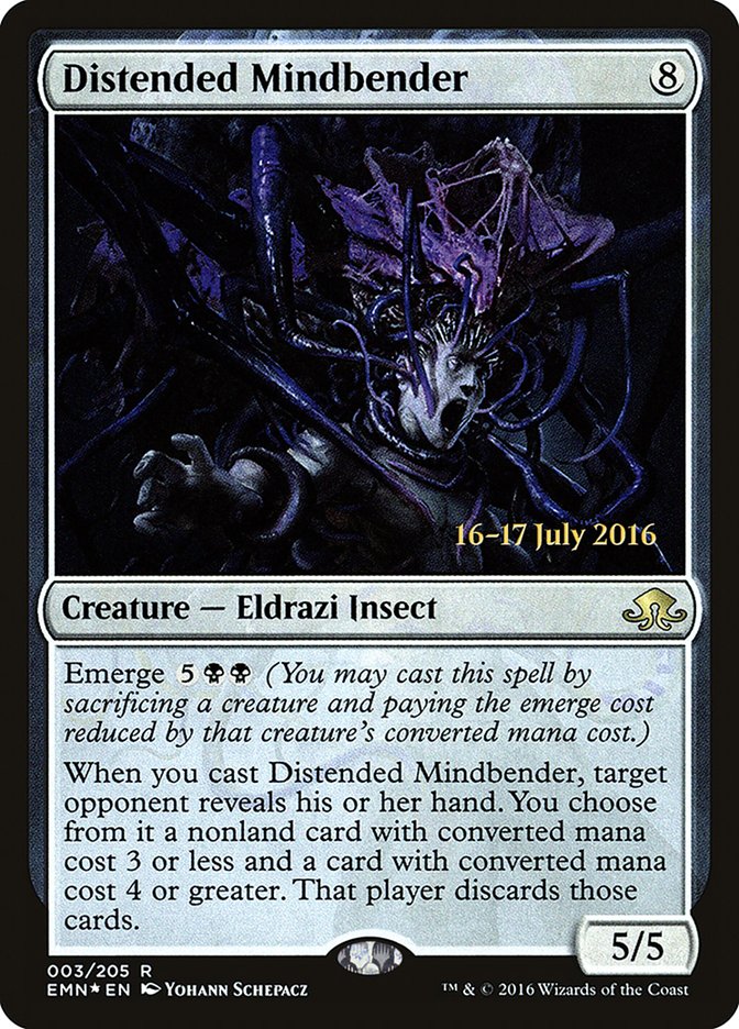 Distended Mindbender [Eldritch Moon Prerelease Promos] | Impulse Games and Hobbies