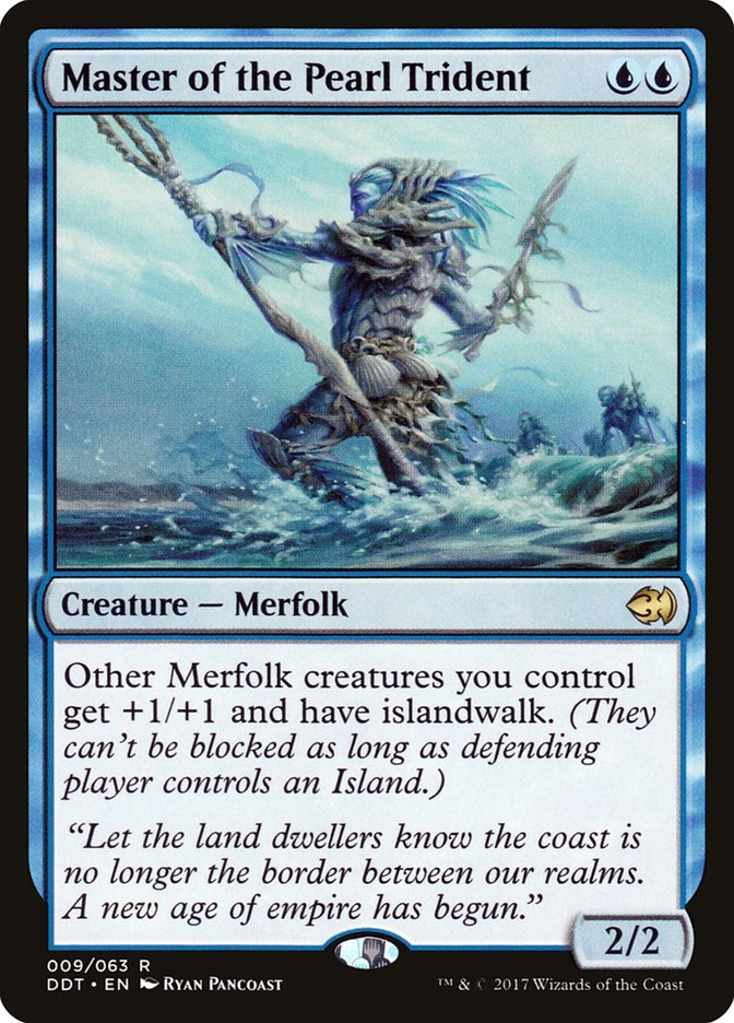 Master of the Pearl Trident [Duel Decks: Merfolk vs. Goblins] | Impulse Games and Hobbies