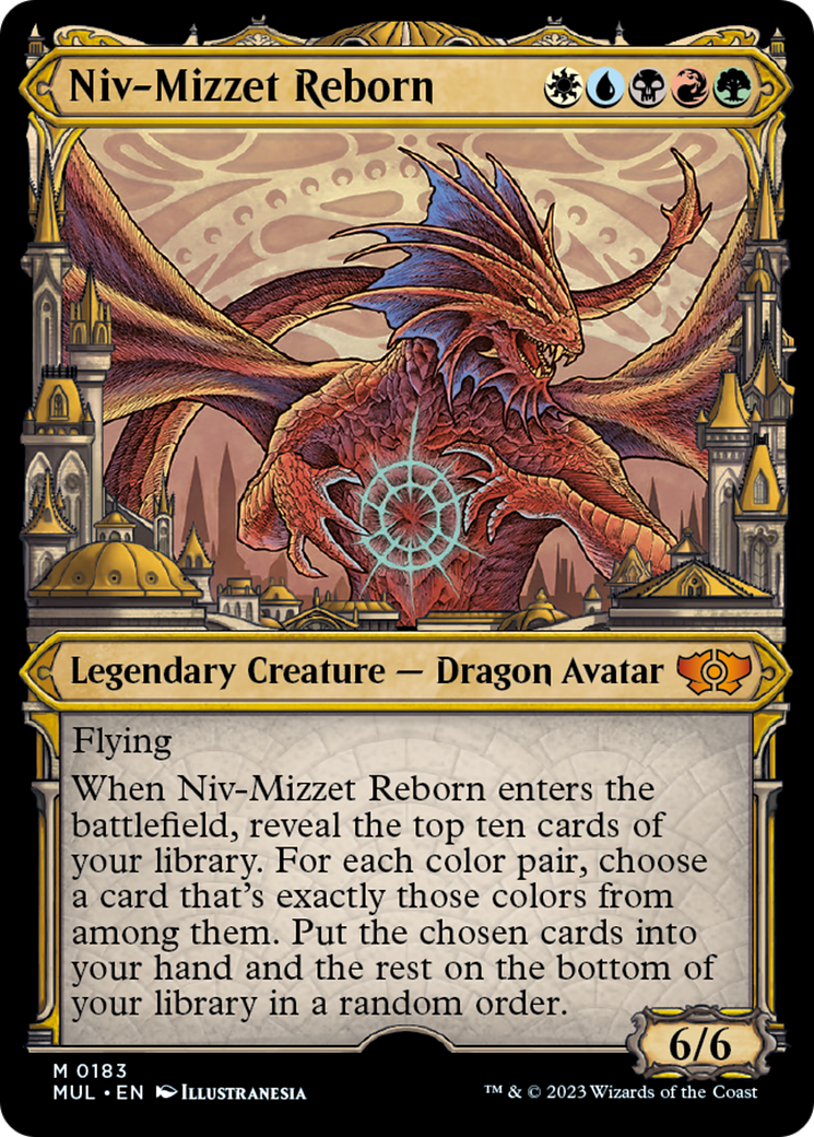 Niv-Mizzet Reborn (Halo Foil) [Multiverse Legends] | Impulse Games and Hobbies