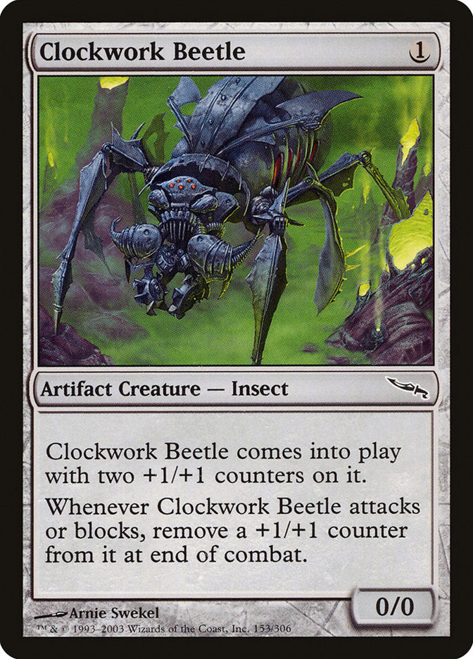 Clockwork Beetle [Mirrodin] | Impulse Games and Hobbies