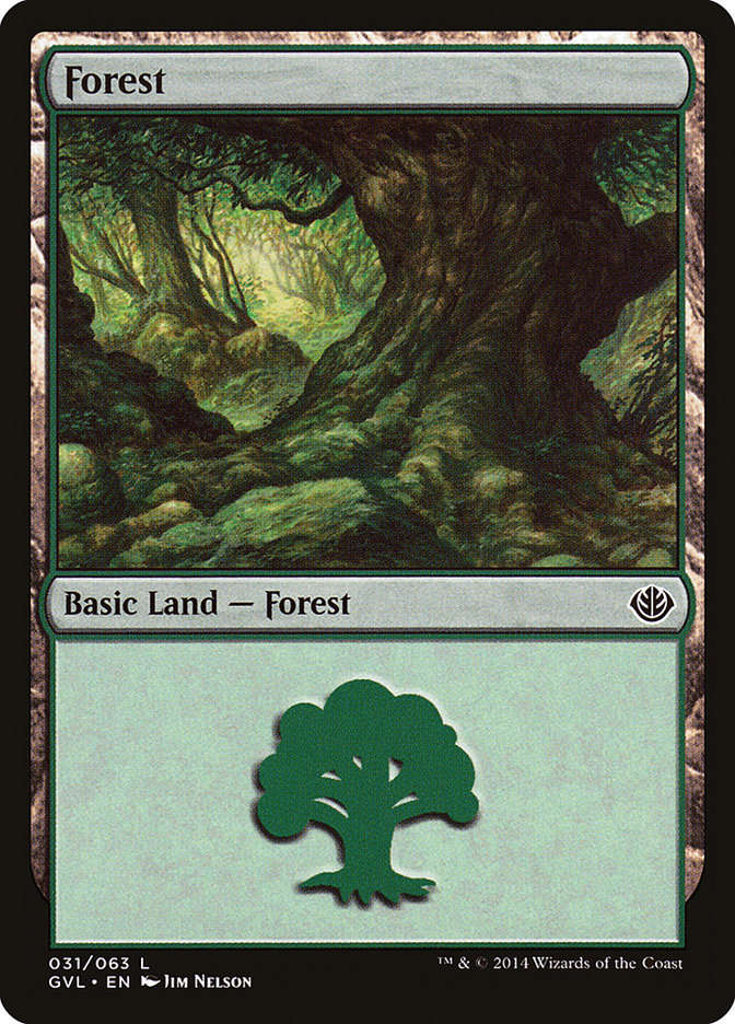 Forest (31) (Garruk vs. Liliana) [Duel Decks Anthology] | Impulse Games and Hobbies