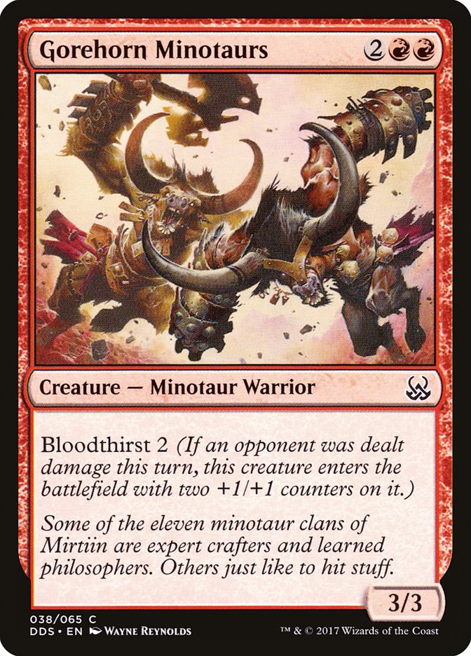 Gorehorn Minotaurs [Duel Decks: Mind vs. Might] | Impulse Games and Hobbies