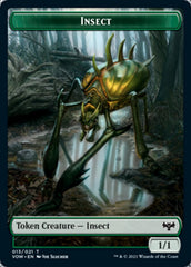 Insect // Slug Double-sided Token [Innistrad: Crimson Vow Tokens] | Impulse Games and Hobbies