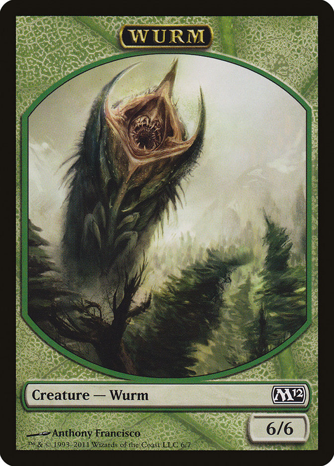 Wurm Token [Magic 2012 Tokens] | Impulse Games and Hobbies