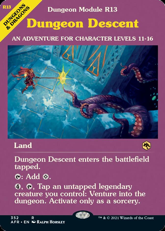 Dungeon Descent (Dungeon Module) [Dungeons & Dragons: Adventures in the Forgotten Realms] | Impulse Games and Hobbies