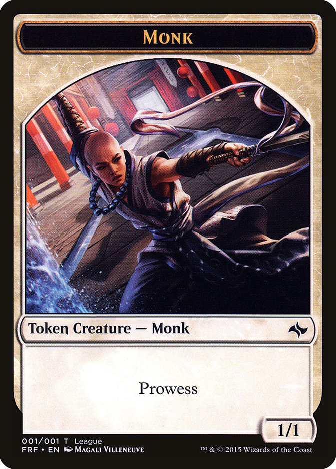 Monk Token [League Tokens 2015] | Impulse Games and Hobbies