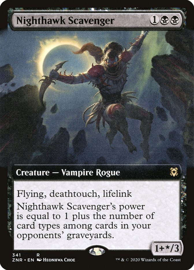 Nighthawk Scavenger (Extended Art) [Zendikar Rising] | Impulse Games and Hobbies