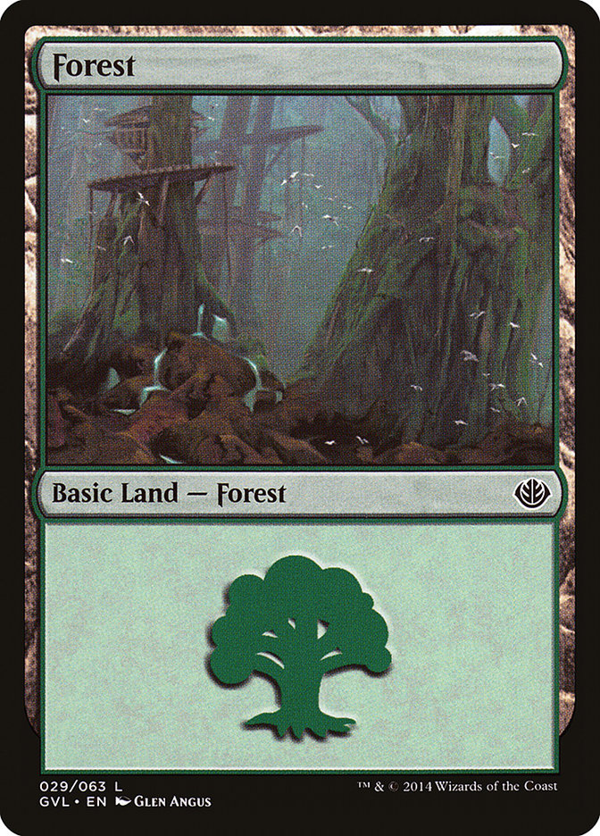 Forest (29) (Garruk vs. Liliana) [Duel Decks Anthology] | Impulse Games and Hobbies