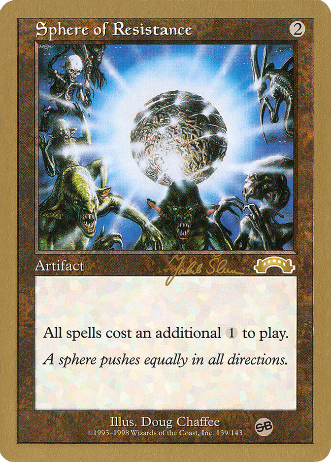 Sphere of Resistance (Jakub Slemr) (SB) [World Championship Decks 1999] | Impulse Games and Hobbies